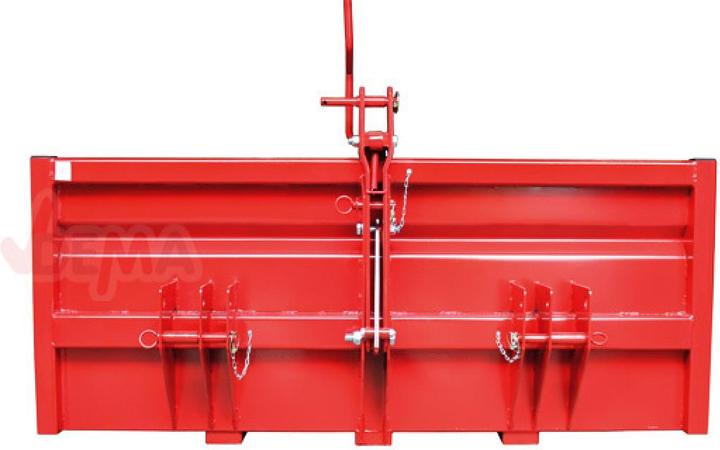 Actual product image Dema Heckcontainer Typ 1500 S / K1- rot (550 l)