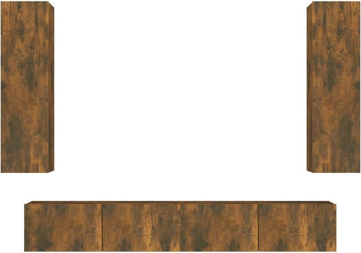 Produktbild VidaXL 4-tlg. TV-Schrank-Set Räuchereiche Holzwerkstoff,Farbe