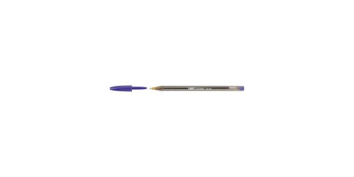 Immagine prodotto Bic ® Penna a sfera Cristal® Large 0,6 mm blu a prova di documento Colore del fusto: trasparente (Blu, 1 x)