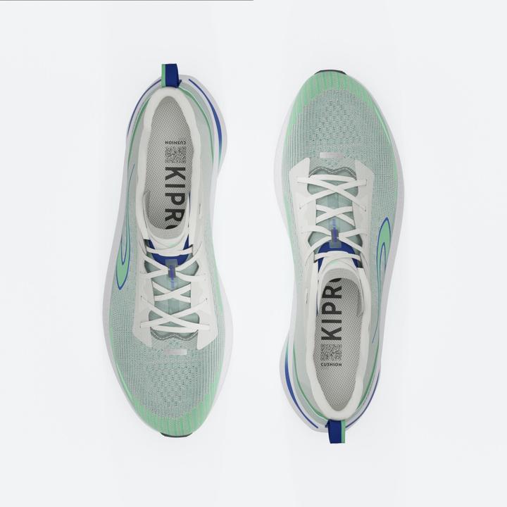 Produktbild Kiprun Laufschuhe Herren - Cushion 500 weiss/grün (45)