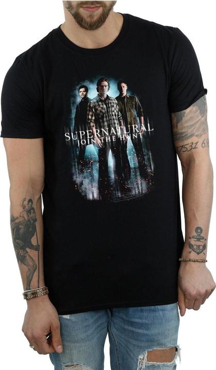 Immagine prodotto Supernatural Maglietta in cotone con foto di gruppo (XXL)