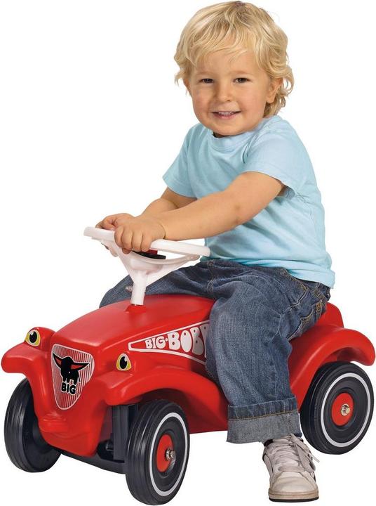 Actual product image BIG Bobby-Car with whisper tyres and red shoe protectors