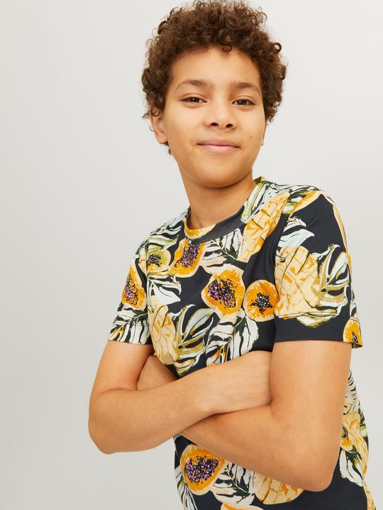 Actual product image Jack & Jones Jortampa Aop Tee Ss Crew Neck Jnr (140)