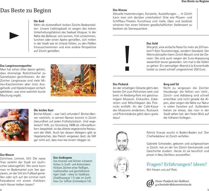 Actual product image direkt Reiseführer Zürich (German, Gabriele Schwieder, Patrick Krause, 2023)