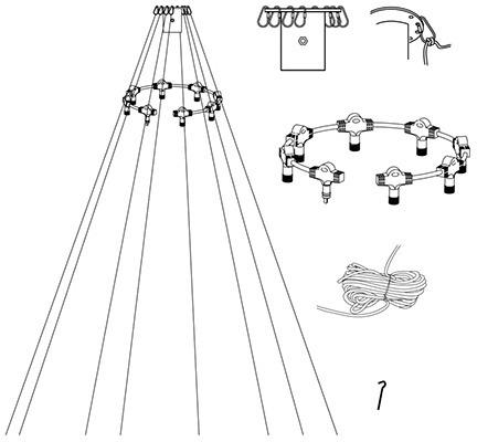 Actual product image Star Trading System LED Extra, flagpole device (5 m)