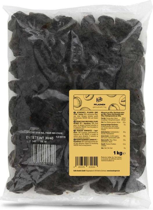 Produktbild KoRo Getrocknete und entsteinte Pflaumen 1 kg (1000 g)