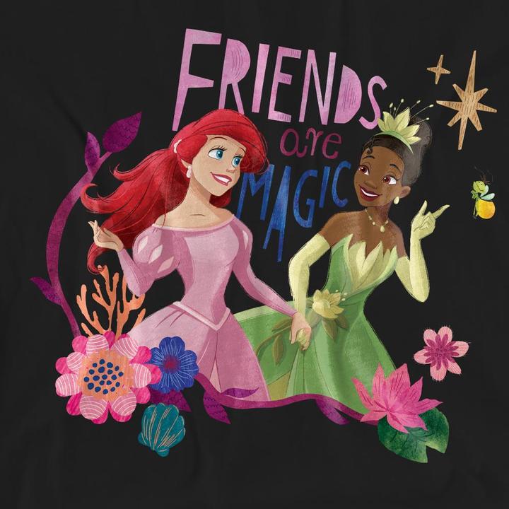 Immagine prodotto Disney Princess Friends Are Magic Maglietta Ariel e Tiana Adulto Unisex (XL)