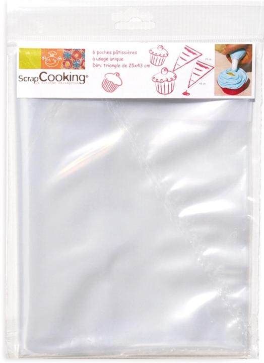 Immagine prodotto ScrapCooking Sacchetto per tubazioni usa e getta (Borsa a tracolla, 450 ml)