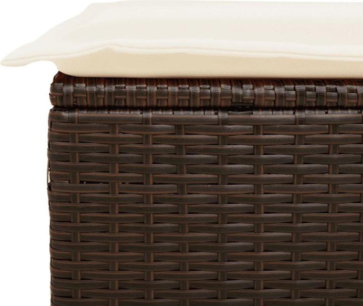 Image du produit VidaXL Meuble de jardin Canapé Ensemble de jardin Ensemble de jardin 10 pièces Marron