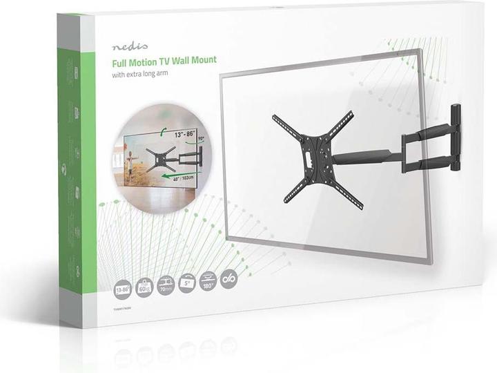 Image du produit Nedis Vollbewegliche-TV-Wandhalterung (Mur, 86", 60 kg)