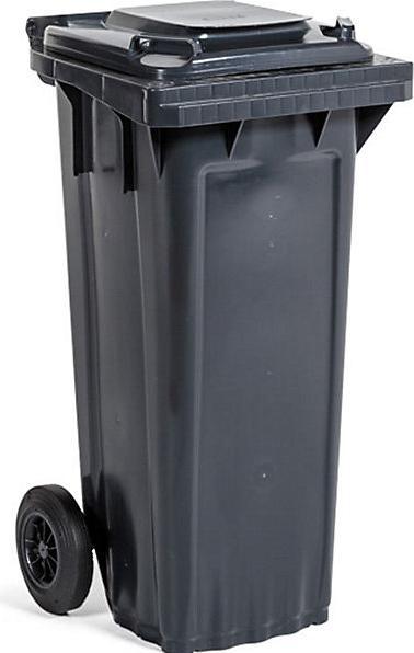 Actual product image kaiserkraft Large plastic waste garbage can, according to DIN EN 840 (360 l)