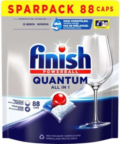 Actual product image Finish Powerball Quantum All in1 (Caps, Feast, 88 Washing cycles)