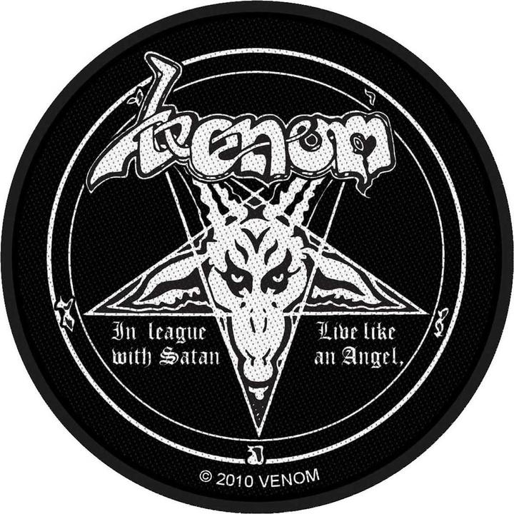 Actual product image Venom In League With Satan Patch