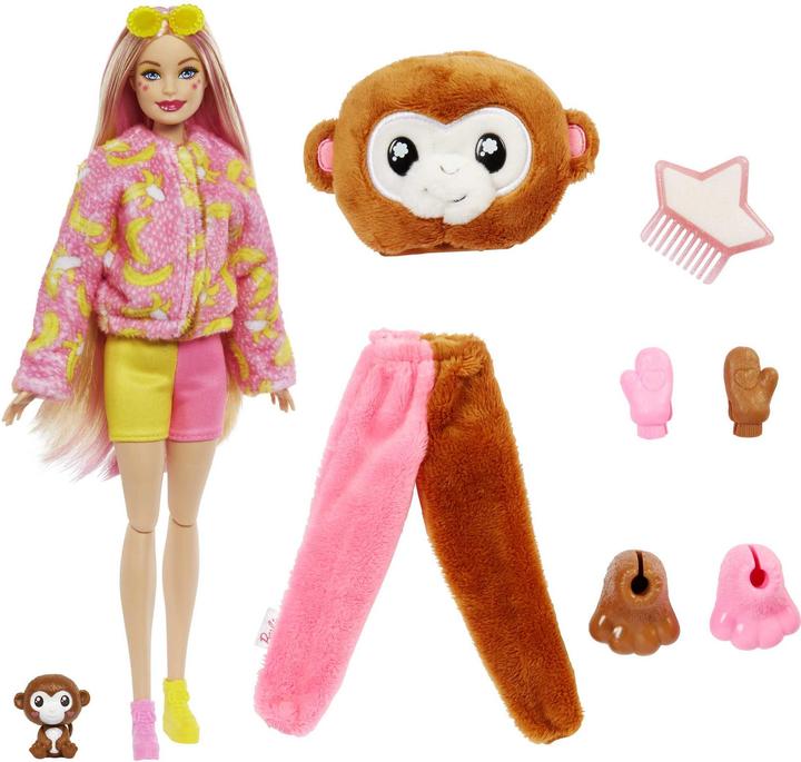 Productafbeelding Barbie Cutie Onthulling Jungle Serie - Aap