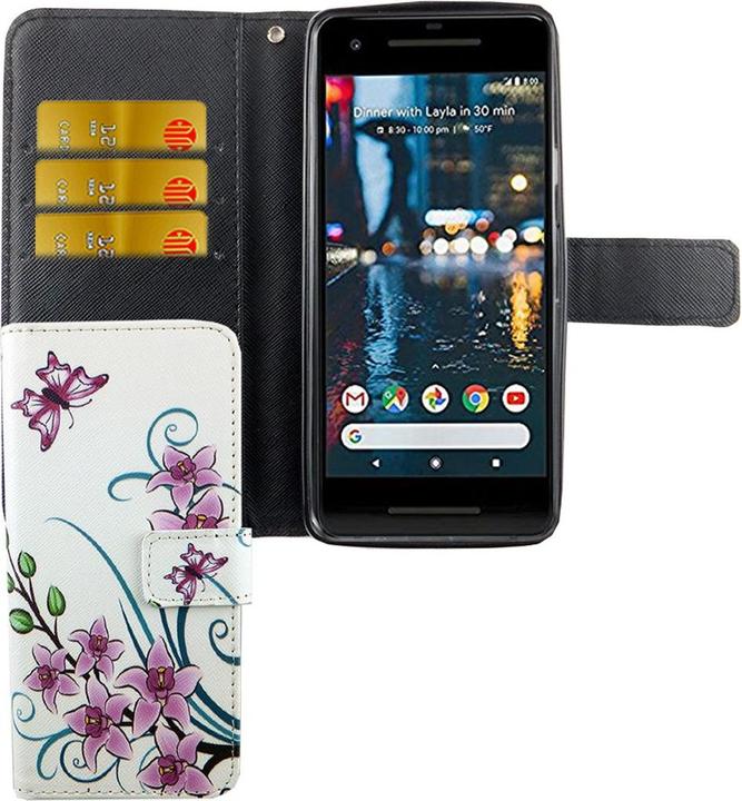 Actual product image König Design Case Mobile Protection for Google Pixel 2 Case Cover Wallet Case Mobile Cover (Google Pixel 2)