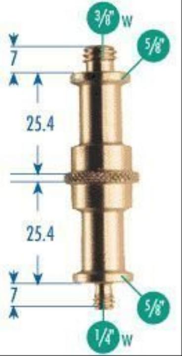 Actual product image Manfrotto 013 Double spigot (Stand adapter)