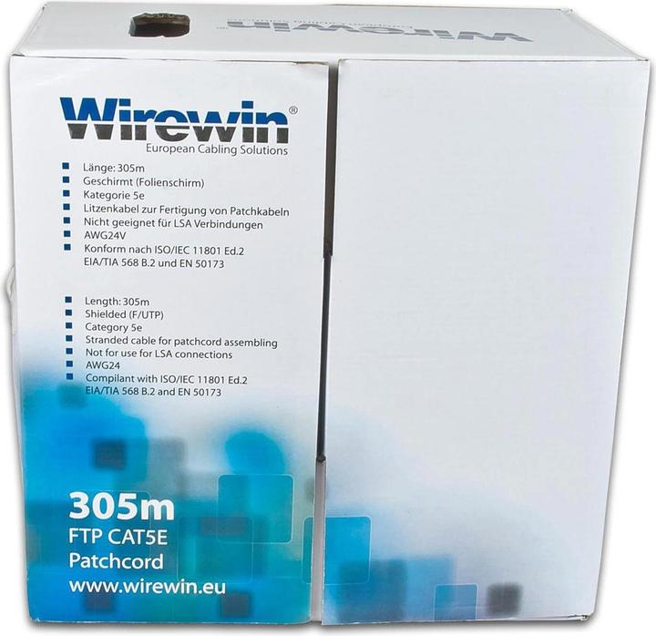 Produktbild Wirewin Netzwerkkabel (F/UTP, CAT5e, 305 m)