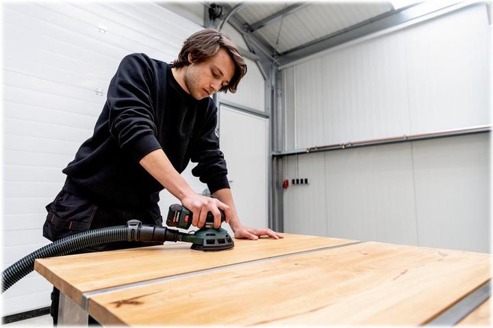 Actual product image Metabo Cordless Random Orbit Sander PowerMaxx SXA12-125 BL Solo (Eccentric grinder)