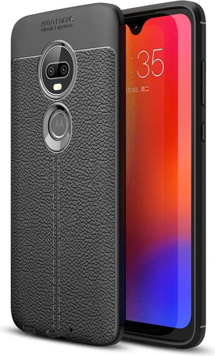 Image du produit Screenguard Motorola Moto G7 Plus Housse Leather Design TPU Cover (Motorola Moto G7 Plus)