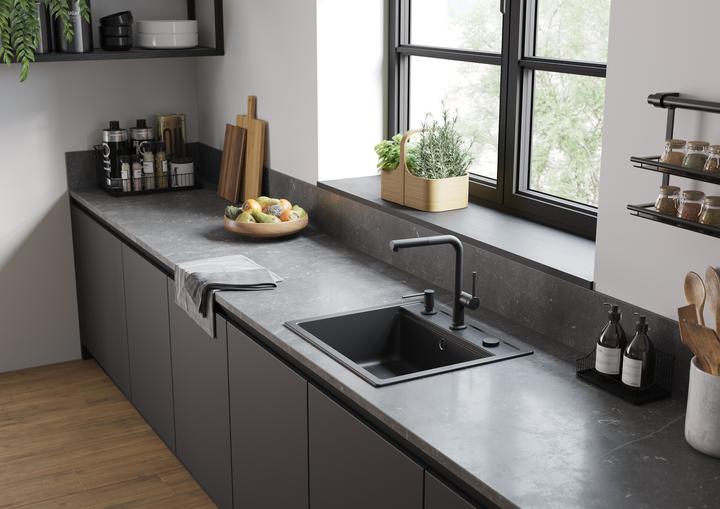 Actual product image hansgrohe HG Einhebel-Spültischmischer 240 TALIS M Ausziehauslauf mattschwarz
