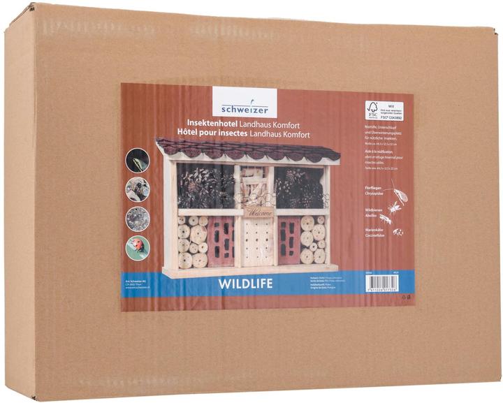 Image du produit Schweizer Insecte pays hôtellerie confort siège FSC (Papillons, Chrysanthèmes, Abeille, Coccinelles)