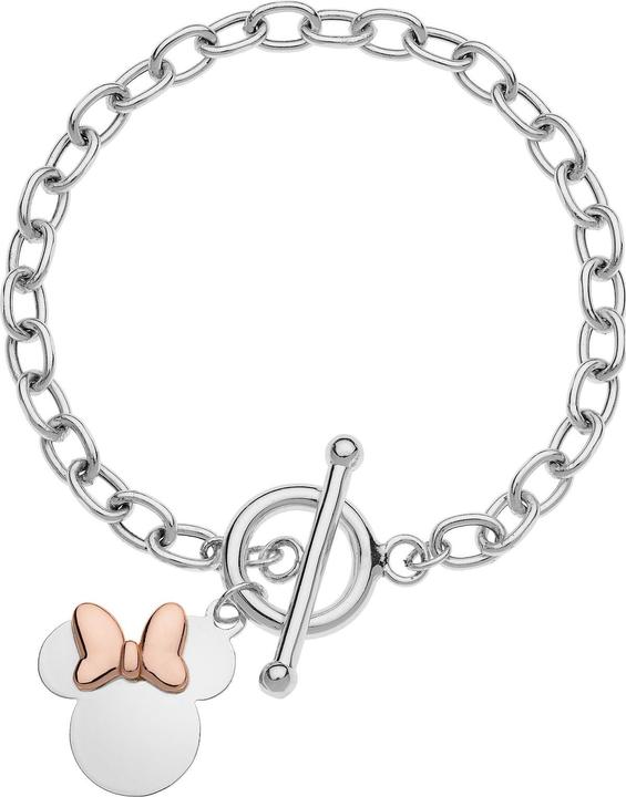 Image du produit Disney Bracelet Minnie Mouse, argent sterling 925 (17 cm, Argent 925)