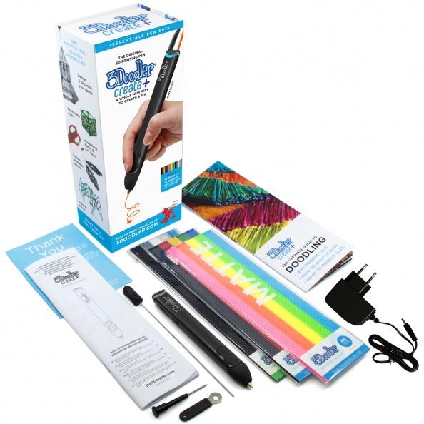 Actual product image 3Doodler FILAMENT 75 PCS ABS 3 COLORS AB-MONO-75 (ABS, 3 mm, 2 g, White, Black, Silver)