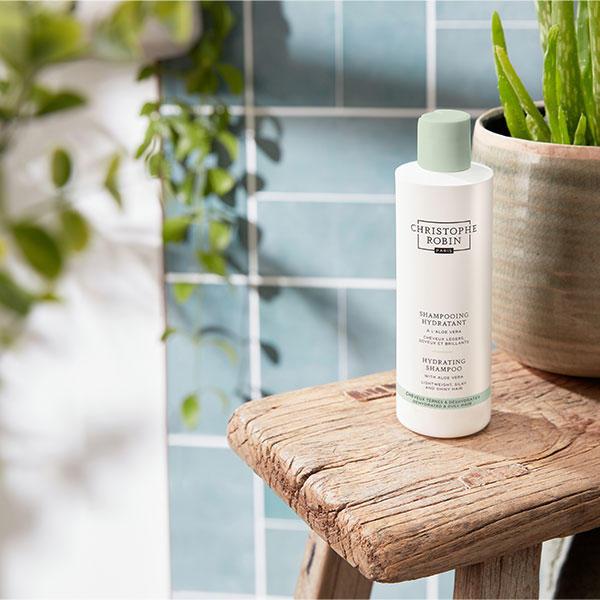 Image du produit Christophe Robin Shampooing Hydratant à l'aloe vera (250 ml, Shampoing liquide)