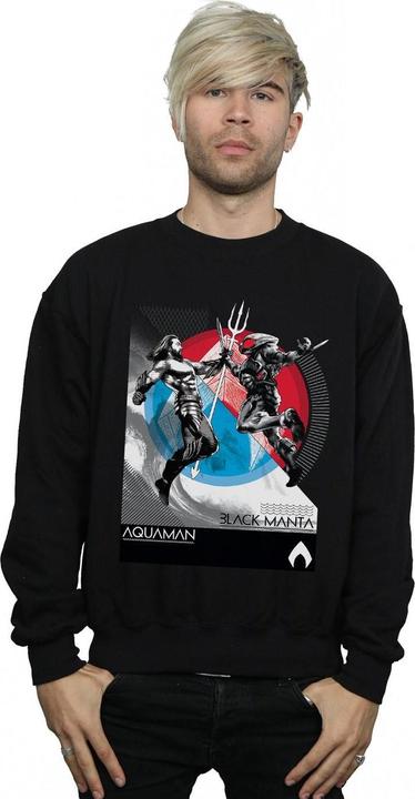 Image du produit - Sweat AQUAMAN VS BLACK MANTA - Homme (S)