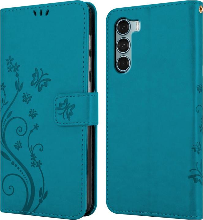 Immagine prodotto Cadorabo Custodia Flower Book (Motorola Moto G200 5G)