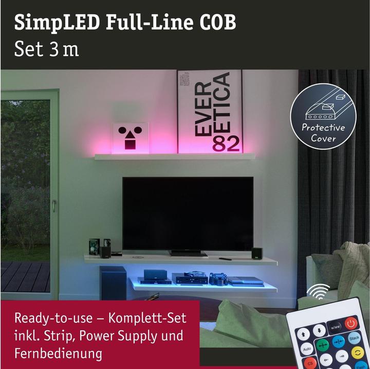 Actual product image Paulmann Luminaires SimpLED COB (RGB, 300 cm, Indoor)