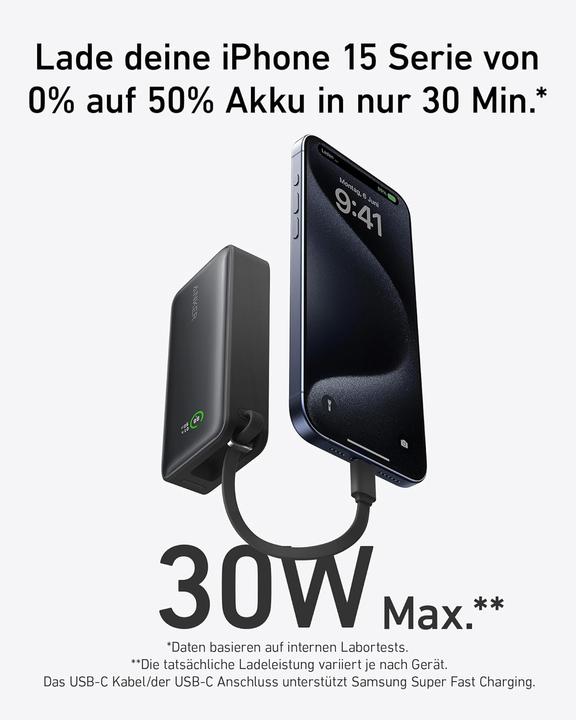 Immagine prodotto Anker Nano Powerbank (10000 mAh, 30 W)