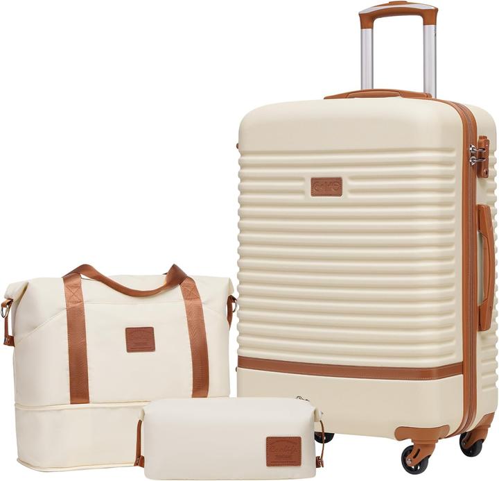 Immagine prodotto Coolife Hartschalen-Trolley Koffer-Set (M (50 - 90l))