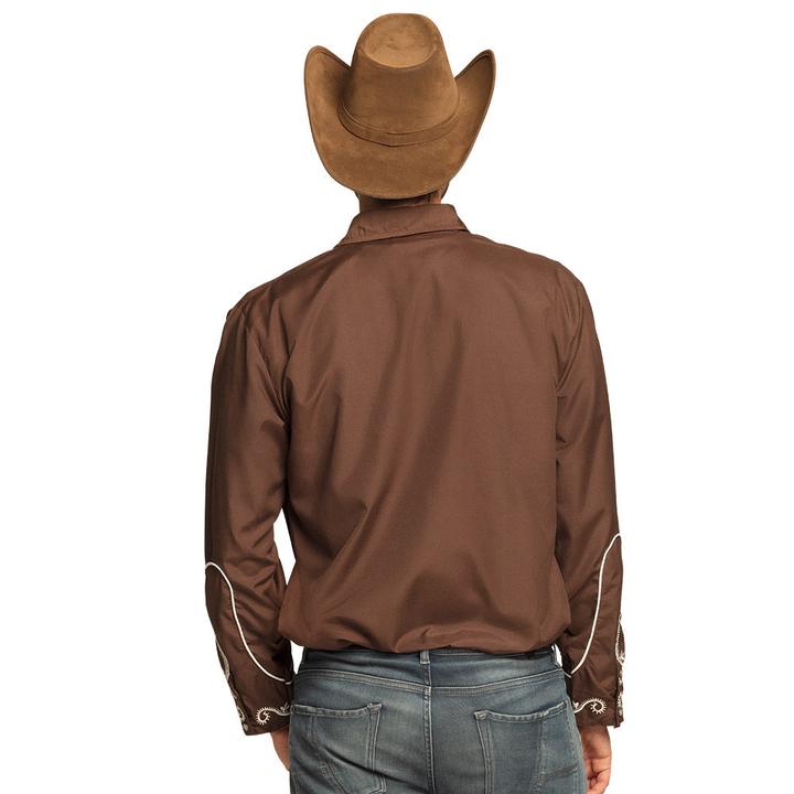 Produktbild Boland Authentisches Cowboy Hemd Schwarz (XL)