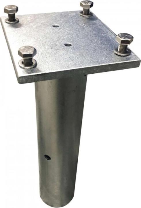 Actual product image Moravia Counter plate for impact protection bracket for setting in concrete