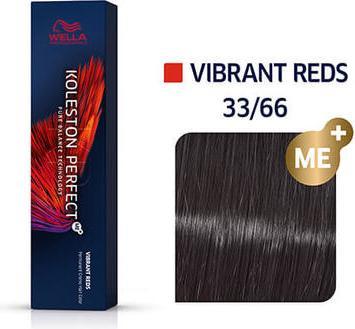 Actual product image Wella Koleston Perfect Vibrant Reds (33/66 dark brown intense violet-intensive)