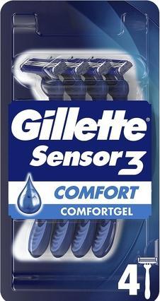 Actual product image Gillette Sensor3 Disposable razor x4 (4 x)