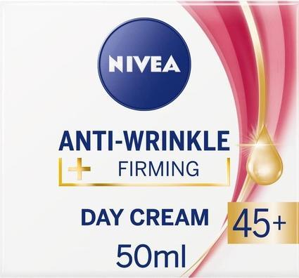 Produktbild NIVEA Anti-Falten und straffende Tagescreme 50ml mit Sheabutter und Aprikosenkernöl und SPF für En (50 ml, Tagescreme)