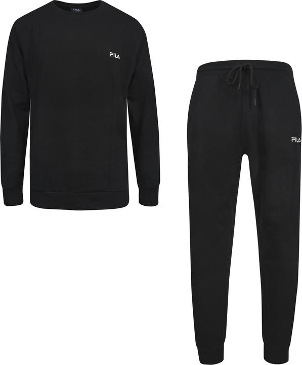 FILA Man Long Pyjamas in Cotton Brushed Fleece