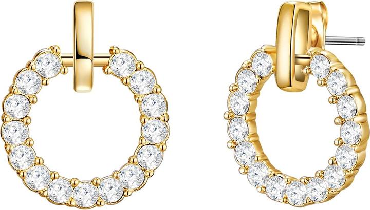 Produktbild Lulu & Jane Kreis Messing verziert mit Kristallen von Swarovski® gelbgold - 33522 (Messing)