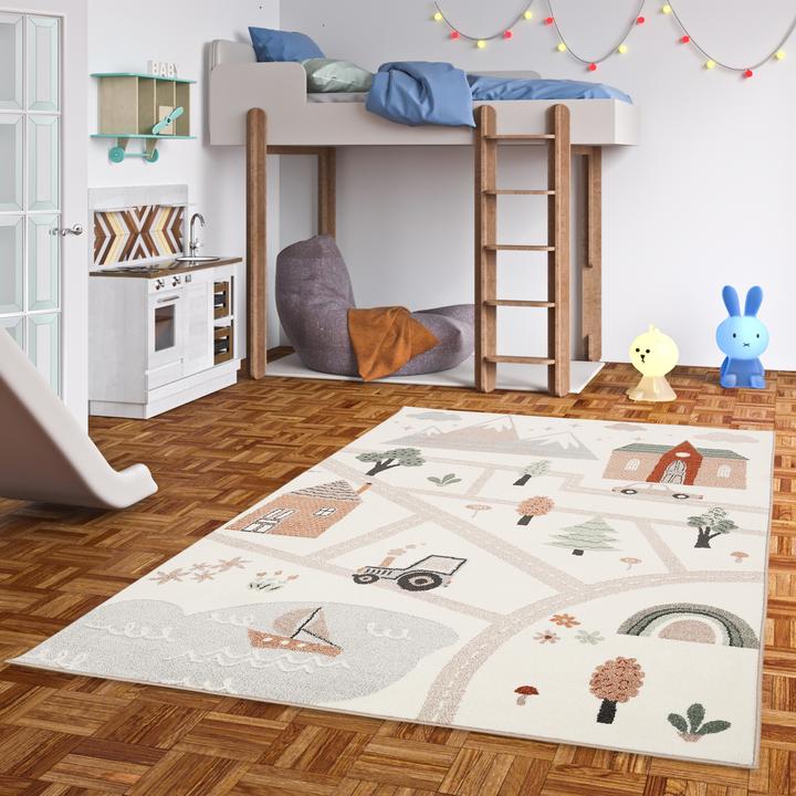 Immagine prodotto Pergamon Kinder Teppich Softstar Kids Little City (80 x 150 cm)