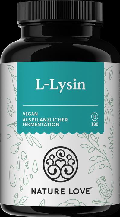 Image du produit Nature Love L-Lysine (180 pièce(s), Capsules, 107 g)