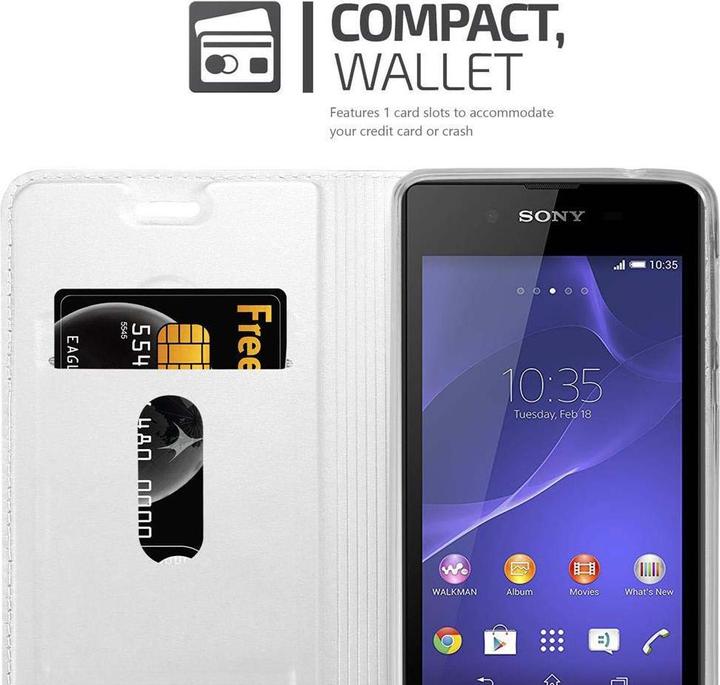 Produktbild Cadorabo Book Classy Style Cover (Sony Xperia E3)