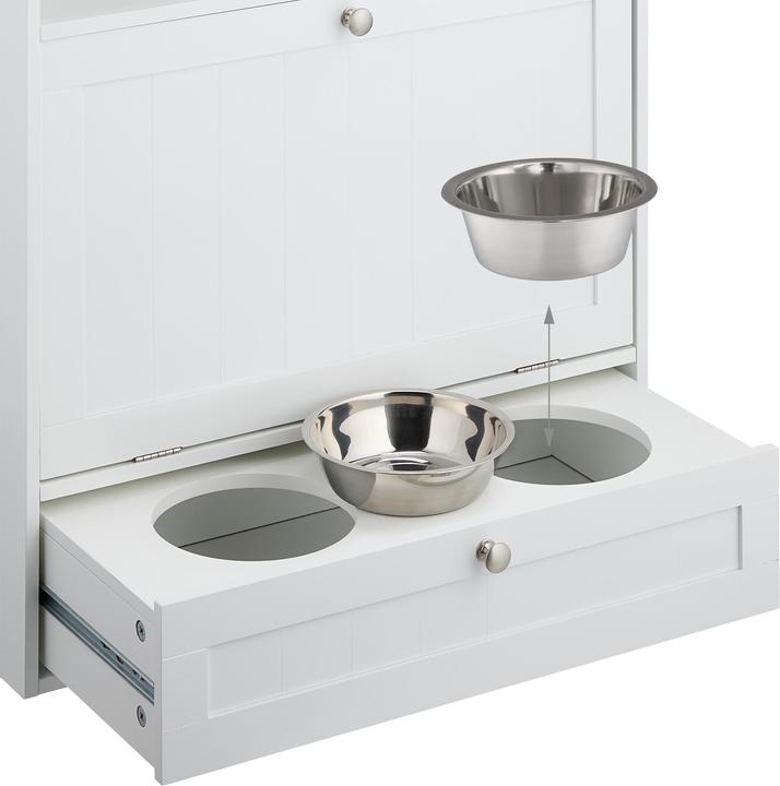 Actual product image Relaxdays Dog food cabinet