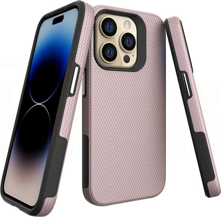 Image du produit Vmax Étui Traingle pour Samsung Galaxy S24 Plus or rose (Samsung Galaxy S24+)