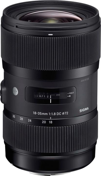 Produktbild Sigma 18-35mm, f/1.8 DC HSM ART, Canon EF-S (Canon EF-S, APS-C / DX)