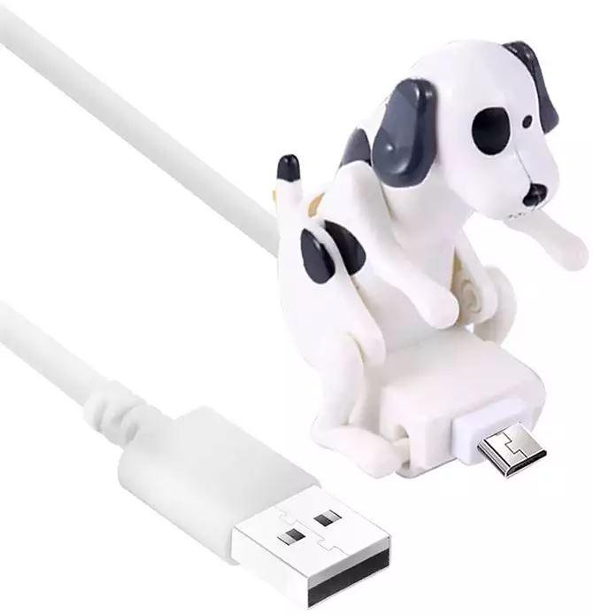 Image du produit PhoneLook Câble chargeur (1 m) USB-C vers USB-A chien excité qui bouge (1 m)