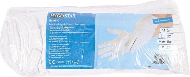 Immagine prodotto franz mensch Guanti da lavoro unisex bianchi taglia L 12 paia (L)