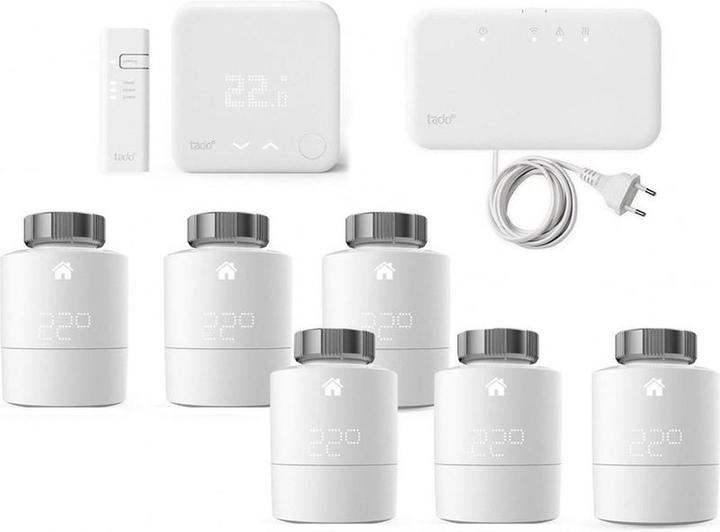 Actual product image tado° Tado Bundle - Thermostaat - Wireless Smart Thermostat V3+ & SRT 6 Pack