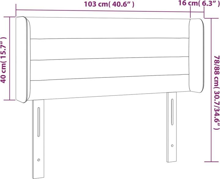 Actual product image VidaXL Kiriakoula (103 x 16 x 88 cm)